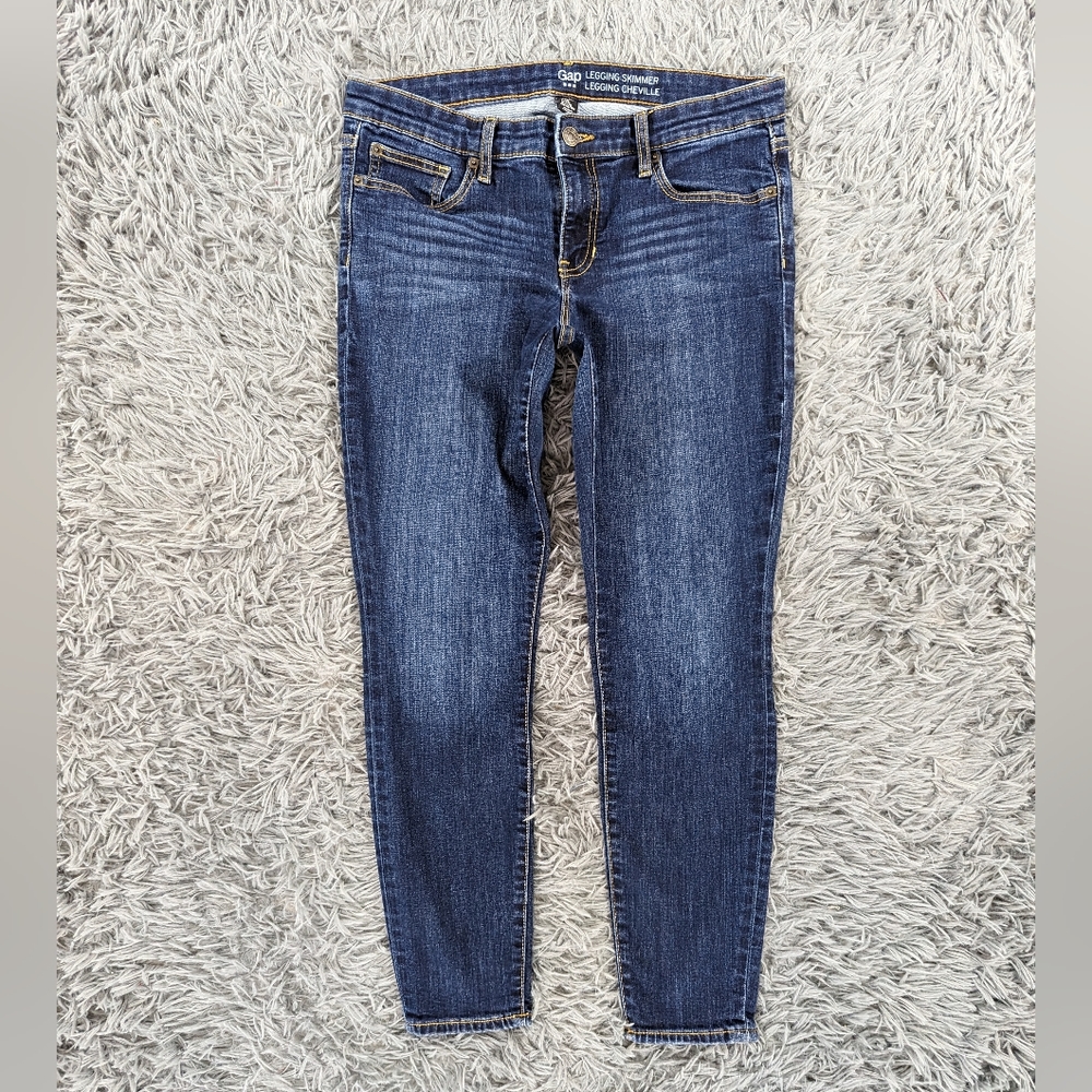 GAP Jeans Women's 10 Dark Wash Legging Skimmer Stretch